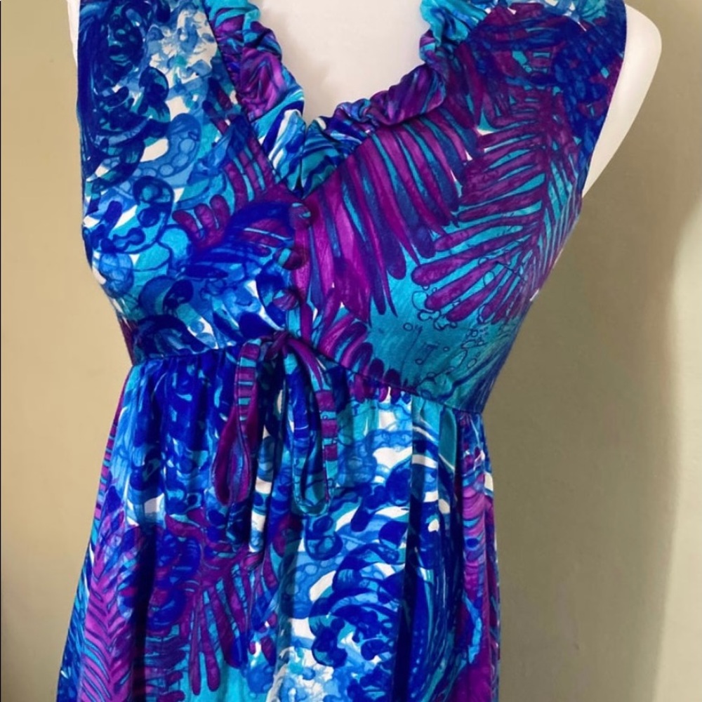 Vintage Hawaiian Maxi Dress